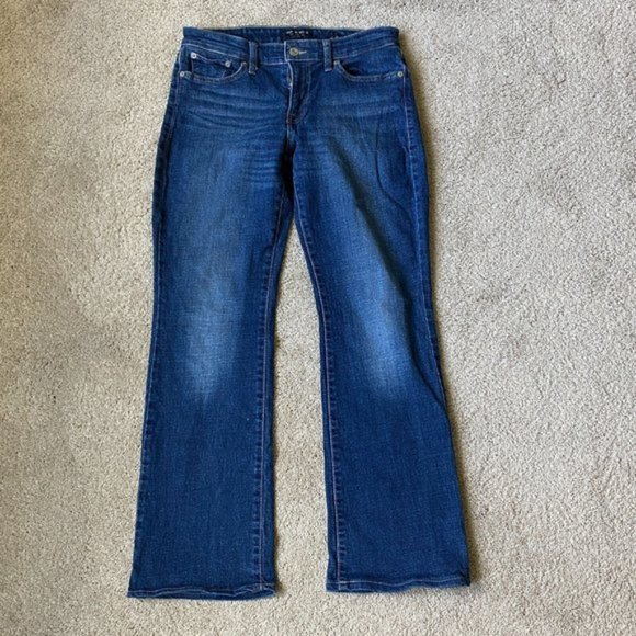 Jeans Women's Sweet Boot Blue Stretch Mid - Picture 2 of 9